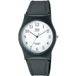 Q&Q VP34J002Y - Horloge - Sport - Analoog - Unisex - Plastic band - Rond - Cijfers - Kunststof - Zwart - Wit