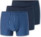 Schiesser 3PACK Shorts - 95/5 Essentials - Heren Onderbroek Blauw