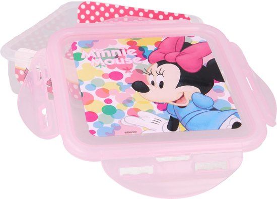 Minnie Mouse Vierkant bakje 500 ml