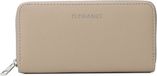 Eleganci® Dames Portemonnee Beige Kunstleer Ritsportemonnee