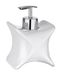 Wenko 21311100 X-vormige zeepdispenser wit