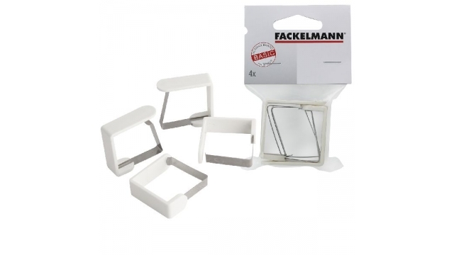 Basic Fackelmann Tafelkleed Klemmen 4 st