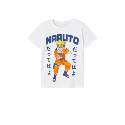 NAME IT KIDS T-shirt NKMMACAR NARUTO - wit