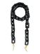 Cheeky Chain Munich Ketting 'Kelly' duifblauw / goud / zwart