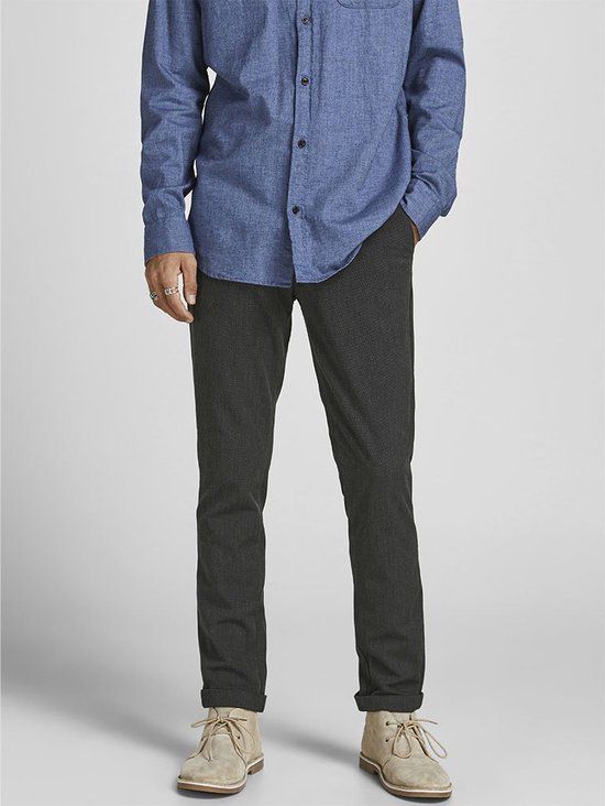 JACK & JONES Marco Connor Slim Fit Chino - Grijs - Maat 32