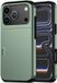 Selected by GSMpunt.nl Hoesje met Kaarthouder Slider Geschikt voor Apple iPhone 17 Pro | Back Cover Pasjeshouder Achterkant | Kaarthouder voor Twee Pasjes | Groen
