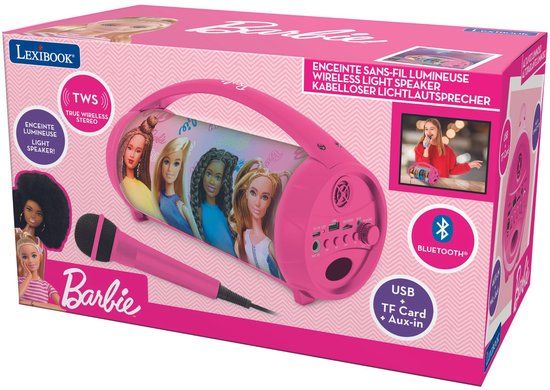Lexibook Barbie Bluetooth® Lichtluidspreker met Microfoon