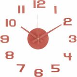 Karlsson Wandklok Diy Sunset Numbers - Rood - Ø35cm