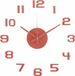 Karlsson Wandklok Diy Sunset Numbers - Rood - Ø35cm