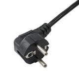 Akyga Power Cord AK-NB-01A for notebooks IEC C5 250V/50Hz 1.5m Black CEE7/7 C5 Plug