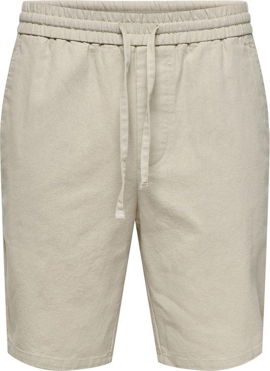 ONLY & SONS ONSLINUS Men's Shorts - Silver Lining - Size M
