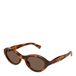 Valentino Vg0008s Sonnenbrille Damen Havanna Katzenauge Braun 52mm