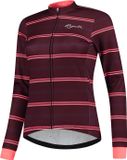 Rogelli Stripe Fietsjack Winter - Dames - Bordeaux, Koraal - Maat L