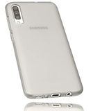mumbi Hoes compatibel met Samsung Galaxy A70 telefoonhoes telefoonhoes transparant zwart
