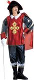 Musketeer Musketier Kostuum Rood L