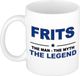 Bellatio Decorations naam cadeau mok - Frits - man myth legend - koffiemok - 300 ml - collega - vaderdag