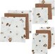 Meyco Hydrofiele Starterset Forest Animals - Set van 9 - Toffee