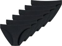 uncover by SCHIESSER Schiesser Uncover Tai Slip Dames Zwart Effen