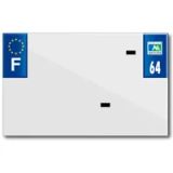Top Plaq Blanco PVC nummerplaatstrip Top Plaq 64