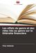 Les DE Les effets du genre et des rôles liés au genre sur la littératie financière