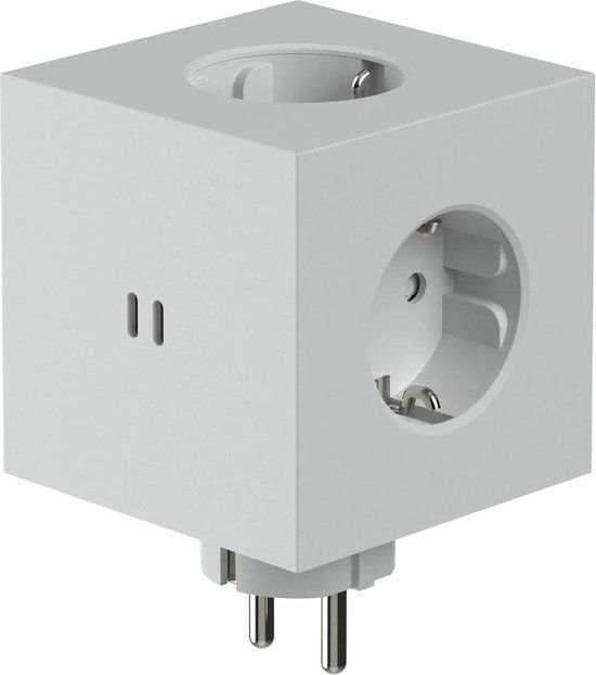 Avolt Square 2 stekkerblok met 2x USB-C 30W - Grijs