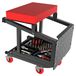 QEENTOE Établi roulant, armoire à outils et porte-outils, rotatif à 360°, capacité de charge 150 kg, établi pour garage et atelier