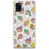 ERT GROUP mobiel telefoonhoesje voor Samsung A31 origineel en officieel erkend Disney patroon Snow White and the Seven Dwarfs 015 aangepast aan de vorm van de mobiele telefoon, gedeeltelijk bedrukt