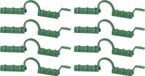 Strend Pro Clips de serre, pour bacs de culture et serres à bâche, vert, 8 mm, lot de 8 pièces