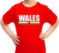 Bellatio Decorations Shoppartners Bv Wales supporter t-shirt rood voor kids - Verenigd Koninkrijk landen shirt - UK supporters kleding 110/116