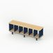 Vinyle FTR Unité de rangement – Modèle de base – Grand – Indigo bleu