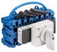 Commutateur pour alimentation secteur/secours, 4 pôles, 25 A, 7,5 kW, conforme à la norme DIN