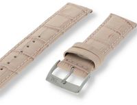 Morellato PMX189BOLLE18 Basic Collection Horlogeband - 18mm - Roze Leer