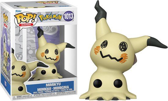 Funko Pokémon Mimikyu - Mimiqui - Mimigma vinylfiguur 1013 Funko Pop! meerkleurig PVC