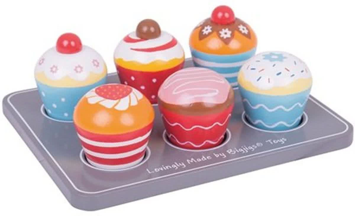 Bigjigs Bigjig Toys houten muffinset