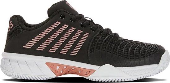 K-Swiss Express Light 3 HB Women's Tennis Shoes - Black/Bronze - Size 37 - Gravel - 2023