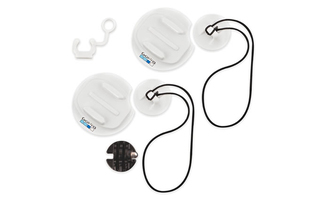 GoPro Surfboard Mounts - White - Compatible with HERO7 Black, HERO7 Silver, HERO7 White, Fusion, HERO (2018), HERO6 Black, HERO5 Black, HERO5 Session