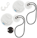GoPro Surfboard Mounts - White - Compatible with HERO7 Black, HERO7 Silver, HERO7 White, Fusion, HERO (2018), HERO6 Black, HERO5 Black, HERO5 Session