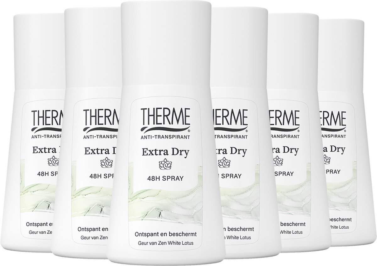 Therme 6x Anti-Transpirant Extra Dry Zen White Lotus Spray 75 ml