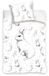Animal Pictures Dreamee Dekbedovertrek Konijnen wit 140 x 200 cm 70 x 90 cm - Katoen