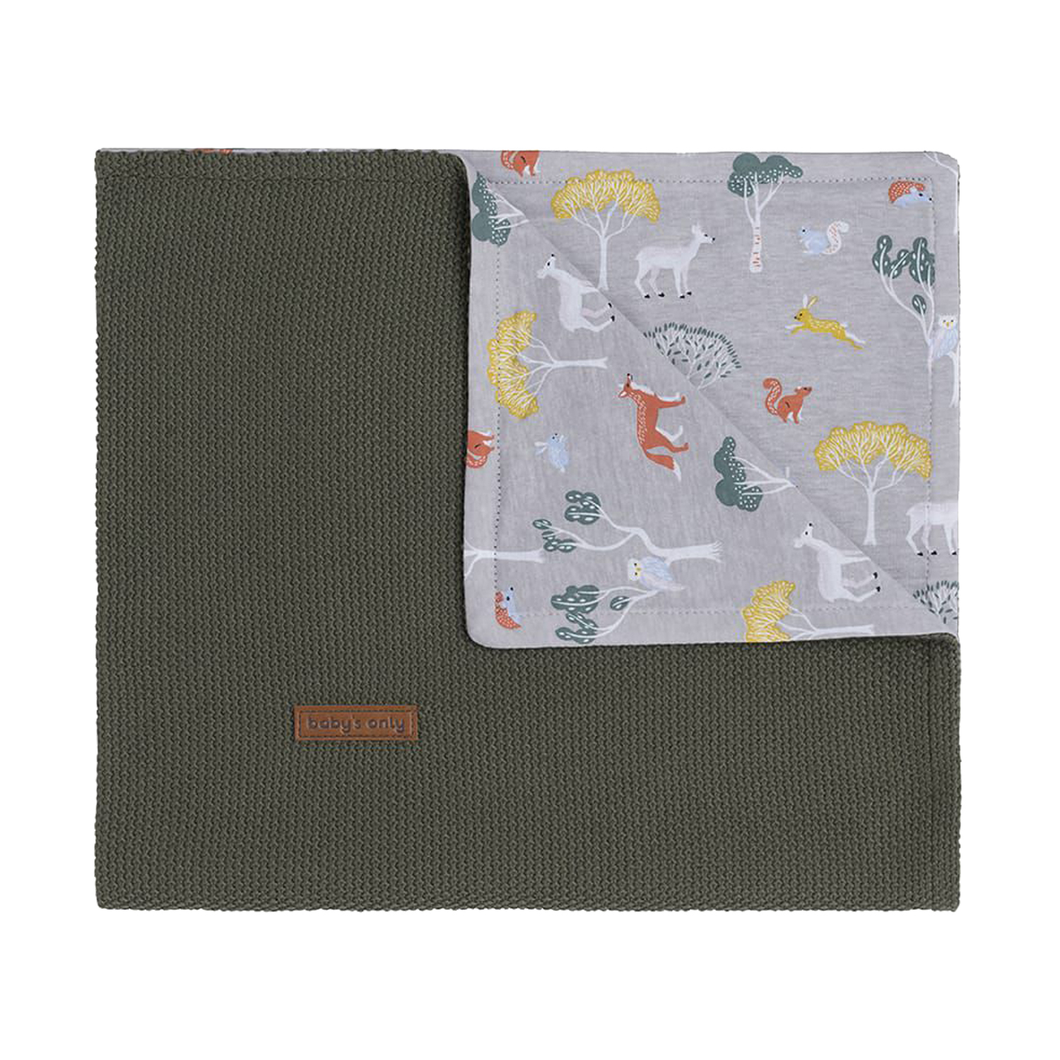 Baby's Only Ledikantdeken Forest khaki khaki