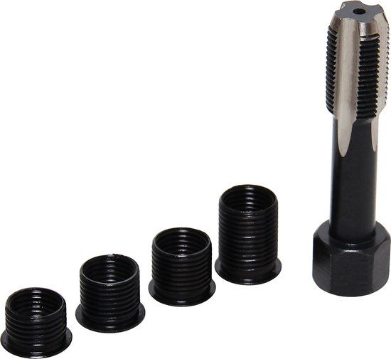 BGS 166 | Reparatieset voor vonk bougie schroefdraad M12 x 1,25 mm 5-dlg.