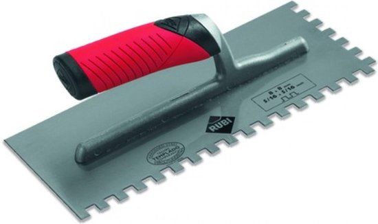 Rubi Lijmspaan RVS + Ergonomisch Soft Grip - 12 mm