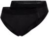 Schiesser 2PACK Rio Menstruatie onderbroekje - Schiesser Care Dames Onderbroek - Zwart