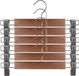 CM Pantalons / jupes cintres - 6x pièces - bois foncé - 33 cm - avec pinces