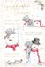 Me To You Tatty Teddy Leuke Kerstkaart Voor Je Kleindochter Met Papier Insert 6x9ins - Officiële Collectie