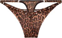 Hunkemöller Hoog Uitgesneden String Quinn Bruin