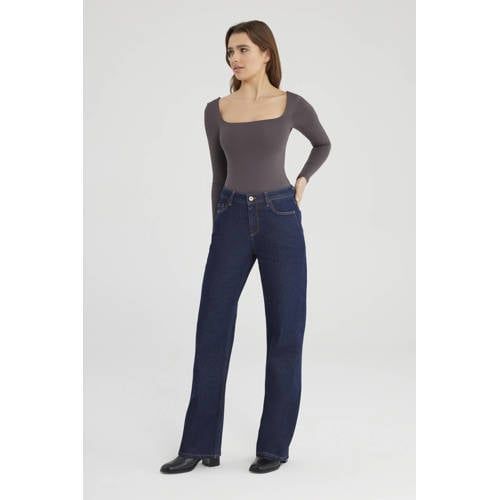 Cup of Joe Denim straight leg jeans dark blue denim