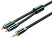 Vention BCSGF audio kabel 1 m 2 x RCA 3.5mm Groen