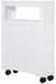 Meuble de salle de bain - Meuble de bain mobile - 2 tiroirs - Gain de place - 16x52x71,5 cm - Bois - Blanc