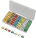 TRU COMPONENTS 1572249 Standaard platte zekering 5 A, 7.5 A, 10 A, 15 A, 20 A, 25 A, 30 A 70 onderdelen
